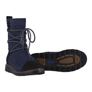 Pomar Winter Boots Posio GTX (Felt Boots, Waterproof, Extremely Warm) Dark Blue Ladies