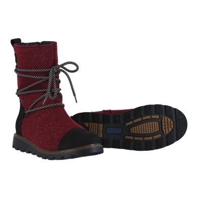 Pomar Winter Boots Posio GTX (Felt Boots, Waterproof, Extremely Warm) Red Ladies