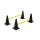 Powershot Marking cones/cones 4-piece set with rods