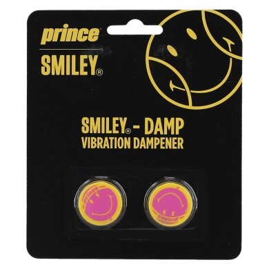 Prince Vibration Dampener Smiley Damp Pink - 2 Pieces