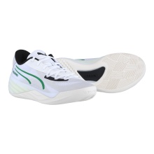 Puma Indoor Court Shoes All-Pro Nitro white/grey men's