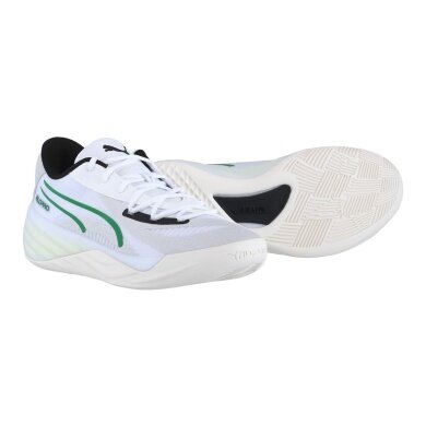 Puma Indoor Court Shoes All-Pro Nitro white/grey men's