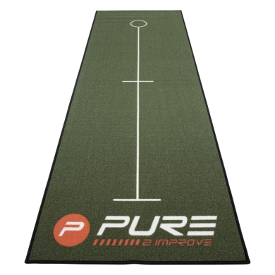 Pure2Improve Golf Putting Mat Talent green 80x237cm