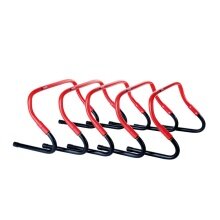 Pure2Improve Training Hurdles Set (height adjustable) - 5 pieces including bag red/black
