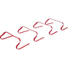 Pure2Improve Training Hurdles Set - 4 pieces 14cm red