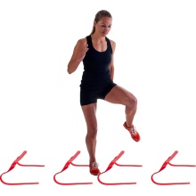 Pure2Improve Training Hurdles Set - 4 pieces 14cm red