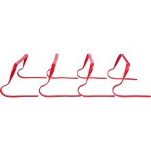Pure2Improve Training Hurdles Set - 4 pieces 21cm red