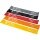 Pure2Improve Resistance Band Set (black, grey, red, orange, yellow) - 5 pieces