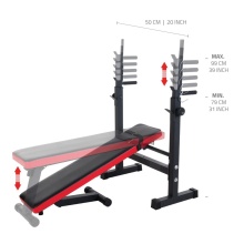 Pure2Improve Fitness Weight Bench black - 1 piece -