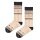 Polar Star Daily Sock Crew Agenda Winter Pattern (Cotton, warm) beige/black - 1 Pair