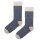 Polar Star Daily Sock Crew Magnus (Cotton, warm) beige/navy blue - 1 pair