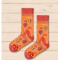 Polar Star Daily Sock Crew Swimming (Cotton, warm) orange - 1 Pair