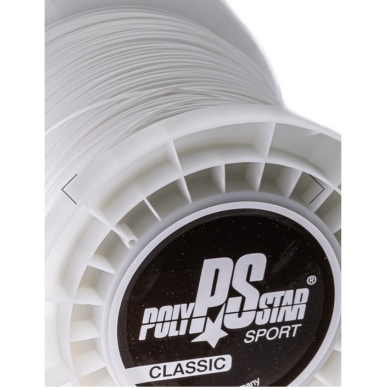 Polystar Tennis String Classic (Durability) white 400m reel