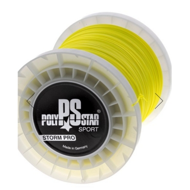 Polystar Tennis String Storm Pro (Durability + Control) yellow 400m reel