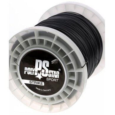 Polystar Tennis String Strike (Durability + Power) black 400 metre reel