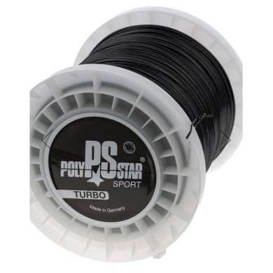 Polystar Tennis String Turbo (Durability + Power) black 400m reel