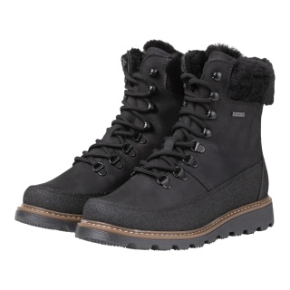 Pomar Winter Boots PÄIVI GTX (Nubuck leather, waterproof, extremely warm, lined with lambswool) black ladies