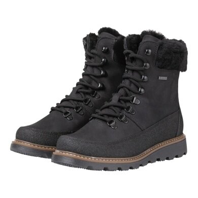 Pomar Winter Boots PÄIVI GTX (Nubuck leather, waterproof, extremely warm, lined with lambswool) black ladies