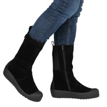 Pomar Winter Boots UTU Curling GTX (Suede, waterproof, extremely warm, lined) black ladies