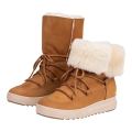 Pomar Winter Boots Lappi GTX (Nubuck Leather, Sheepskin) Light Brown Ladies