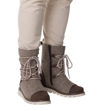 Pomar Winter Boots Posio GTX (Felt Boots, Waterproof, Extremely Warm) Sand Brown Ladies