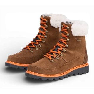 Pomar Winter Boots PÄIVI GTX (Suede leather, waterproof, extremely warm, lined with lambswool) brown ladies