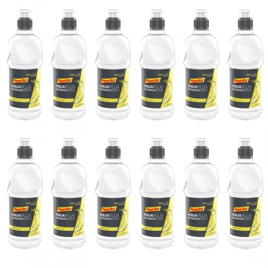 PowerBar Aqua Plus - Sports Drink with Magnesium - Lemon 12x500ml Carton
