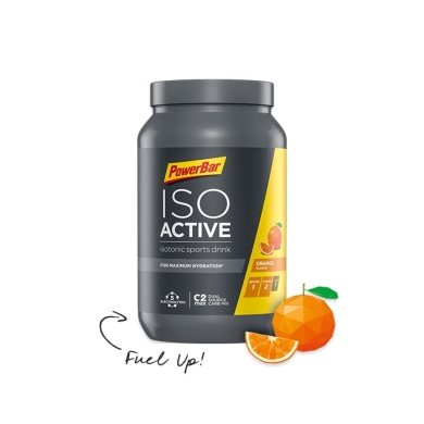 PowerBar IsoActive - isotonic sports drink with 5 minerals & carbohydrates - Orange flavour 1320g can
