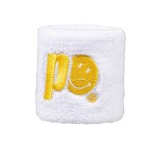 Prince x Smiley Sweatband Logo Small White - 2 Pieces