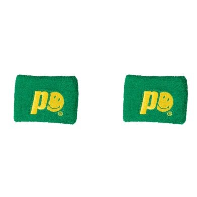 Prince x Smiley Sweatband Logo Small green - 2 pieces