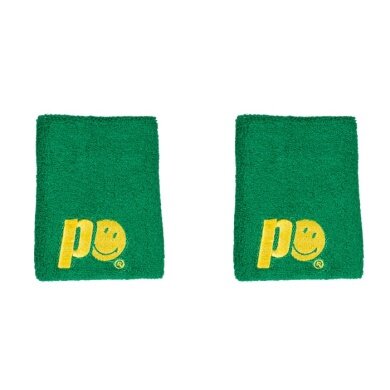 Prince x Smiley Sweatband Logo Large green - 2 pieces