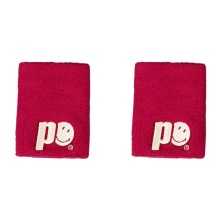 Prince x Smiley Sweatband Logo Large pink - 2 pieces