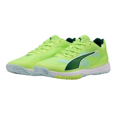 Puma Indoor Court Shoes Accelerate Turbo 4 2025 lime green Men's