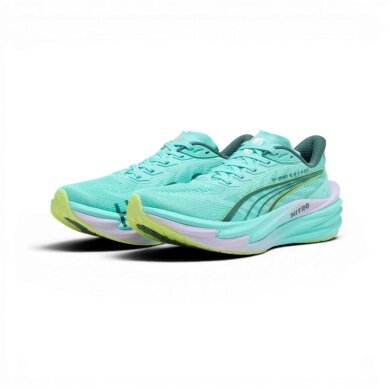 Puma Fitness Running Shoes Deviate Nitro 4 HYROX 2026 (Cushioning) mint ladies