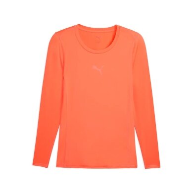 Puma Functional Underwear Long Sleeve Shirt teamLIGA26 Baselayer Tee neon orange Men's