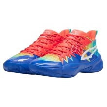 Puma Indoor Court Shoes Genetics Marcus Smart (Basketball) blue/multicoloured Men's