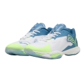 Puma Indoor Court Shoes Vantage Nitro (Cushioning) white/blue Men's