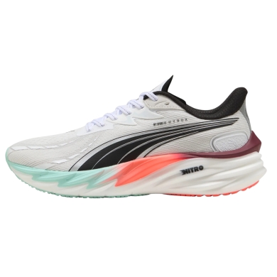 Puma Fitness Running Shoes Velocity Nitro 4 HYROX 2025 (Lightweight) white/multicoloured men's