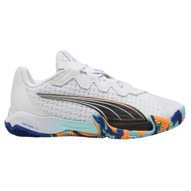 Puma Nova Elite Allcourt Padel Shoes 2025 white/blue men's