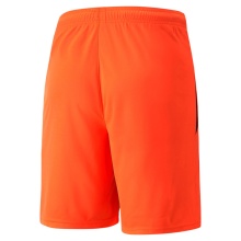 Puma teamLIGA sports shorts short orange-red/black men's