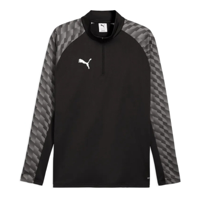 Puma Sport Long Sleeve Shirt teamLIGA26 Training 1/4 Zip Top (100% recycled Polyester, breathable) black Men's