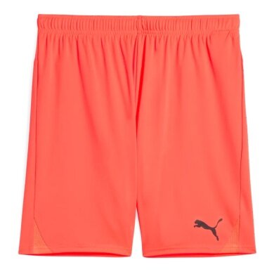Puma Sports Shorts teamGOAL (100% recycled Polyester) short neon orange men's