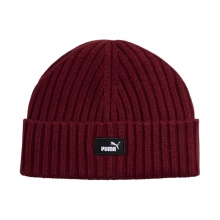 Puma knitted hat (beanie) ESS Fisherman (ribbed structure) red - 1 piece