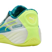Puma Indoor Court Shoes All-Pro Nitro Hoops Dreamz (Basketball) blue/lime yellow Men's