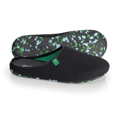 Purosteps Slippers Casa Eco Signet black/green