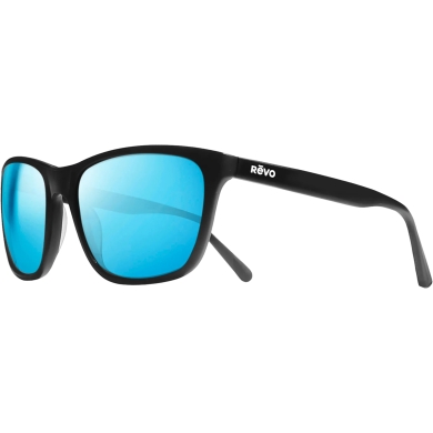REVO Grand Sixties Limited Polarised Sunglasses (Lens Colour: H2O Blue) matte black - 1 pair of sunglasses
