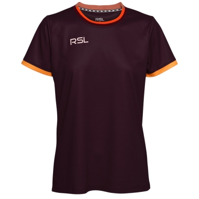 RSL Sport Shirt Draco (100% Polyester, breathable) wine red ladies