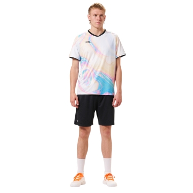 RSL Sport T-shirt River (100% Polyester, comfortable fit) white/multicoloured men's
