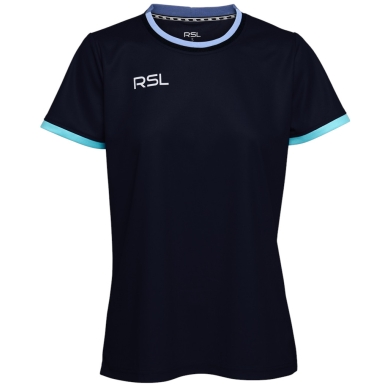 RSL Sport Shirt Vela (100% Polyester, breathable) navy blue ladies
