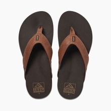 Reef Toe Sandals Newport Tan Dark Brown Men